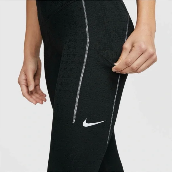 Nike Dri-FIT ADV Epic Luxe Women's Running Leggings with Pockets DD6490-010 - Picture 12 of 15